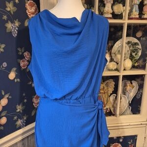 Elegant Blue Women's Dress